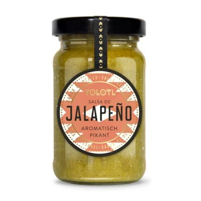 Salsa de Jalapeño von YOLOTL - Mexikanische Salsa Chili Sauce - aromatisch pikant aus Jalapeño Chilis Salsa de Jalapeño von YOLOTL - Mexikanische Salsa Chili Sauce - aromatisch pikant aus Jalapeño Chilis